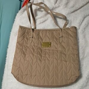 Quilted Tan Tote Bag JM New York NWOT Nice Tote Bag